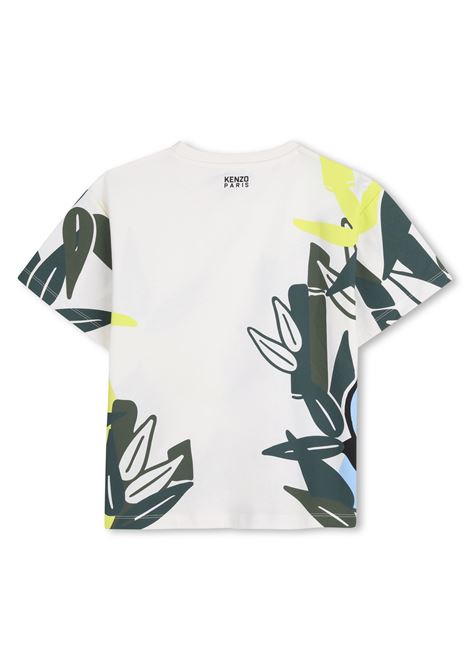 T-shirt con stampa KENZO KIDS | K61885117
